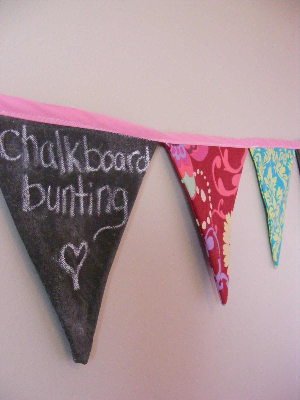 How to Make a Chalkboard Bunting The Complete Guide to Imperfect