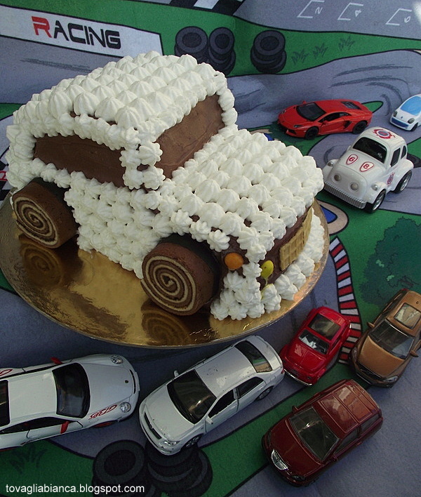 Tovaglia Bianca Torta macchina