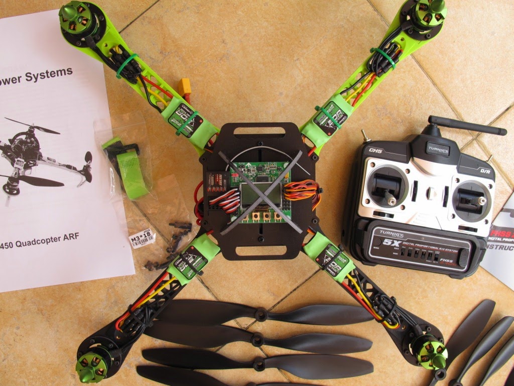 Maximus Radio Control TURNIGY SK450 QUADCOPTER READY TO FLY BRAND