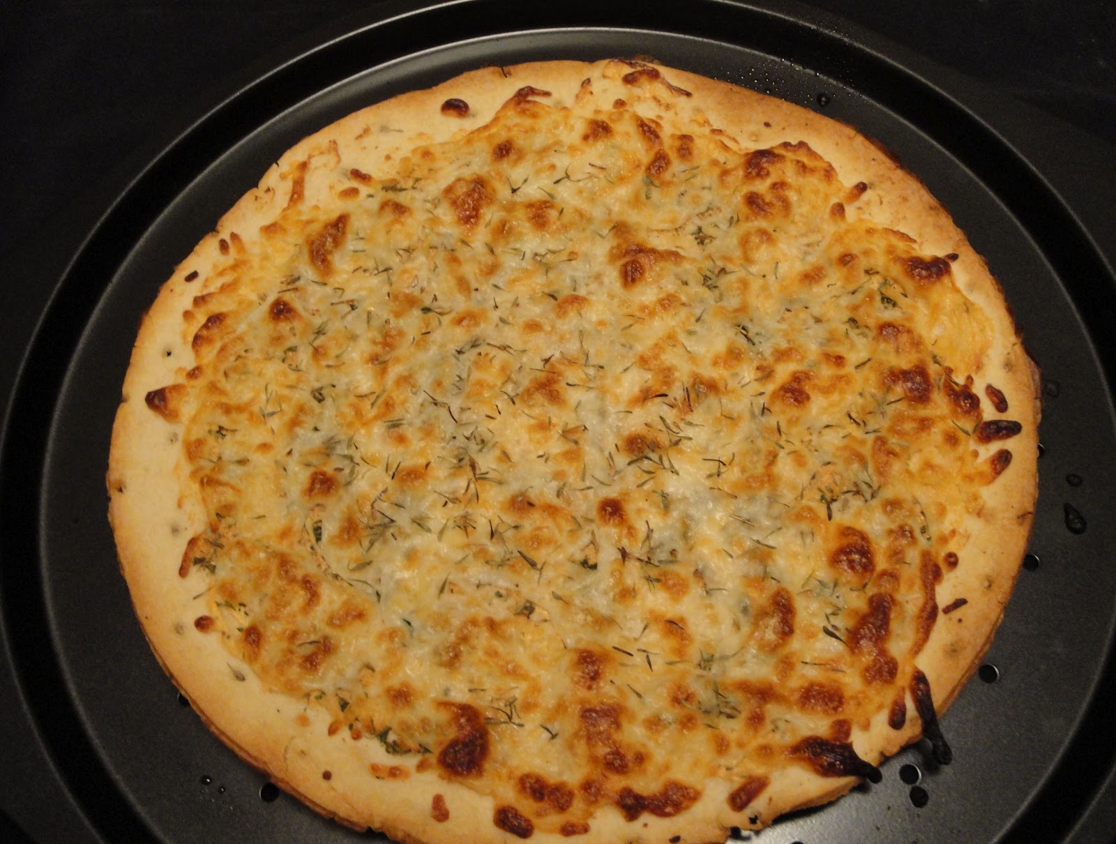 Christine's Pantry Garlic Herb Cheese Pizza