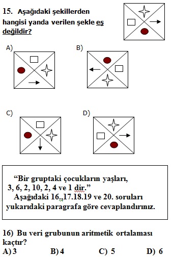7. Sinif Matematik 2. Dönem 1. Yazılı Soruları Testi - Ödevvar,oguz