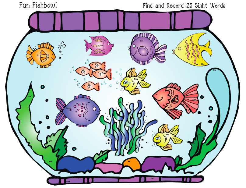 1st Grade Learning Stars More Sight Words Find Fishtank