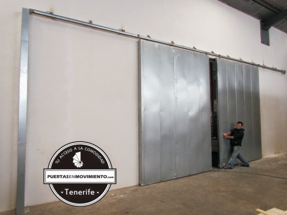 Puertas Garaje Tenerife: Puerta Corredera Cortafuegos de 2 hojas
