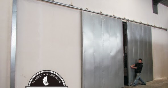 Puertas Garaje Tenerife: Puerta Corredera Cortafuegos de 2 hojas