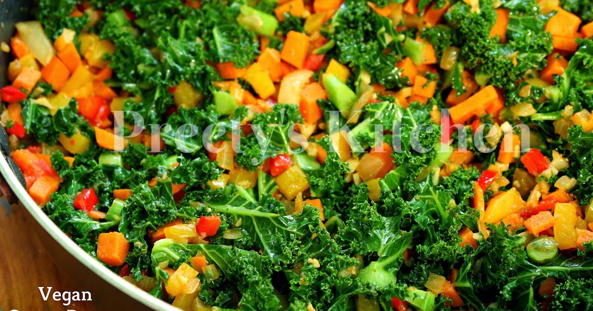 Vegan Sweet Potato Kale Hash 