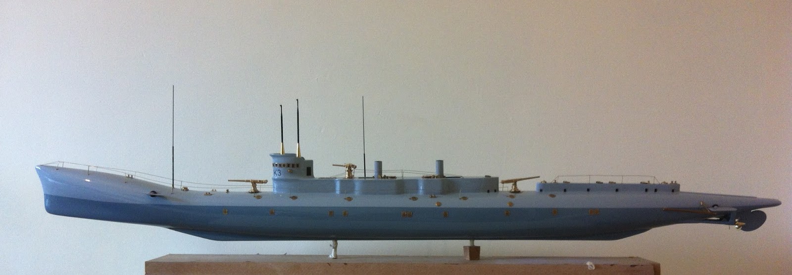 Steel shipyard K class submarine model