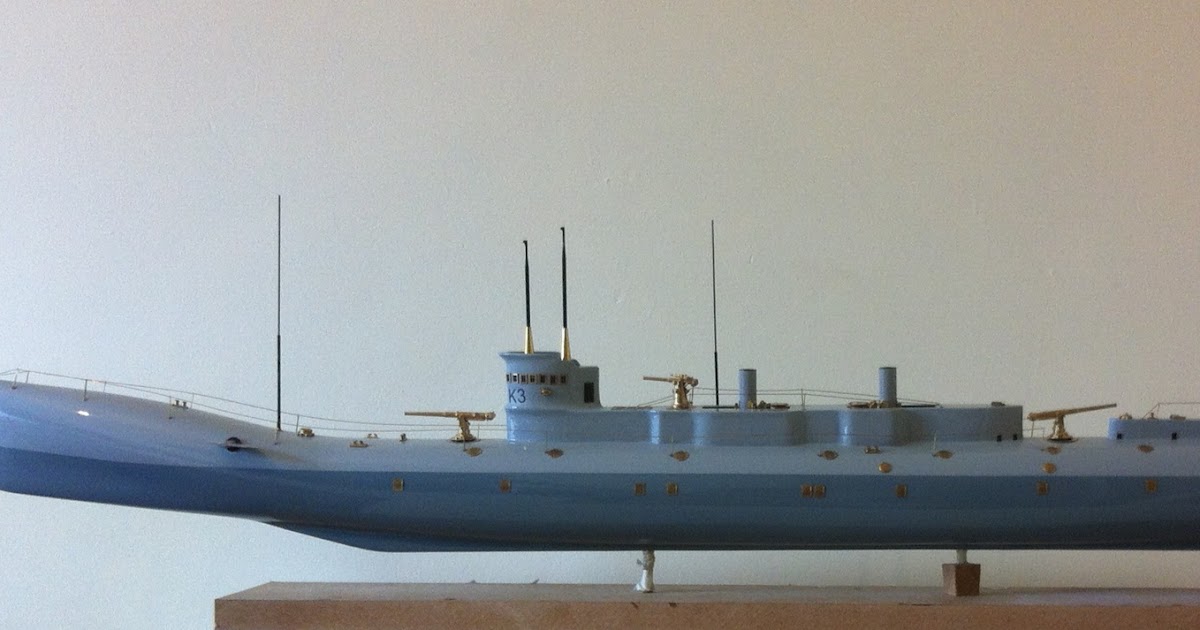 Steel shipyard K class submarine model