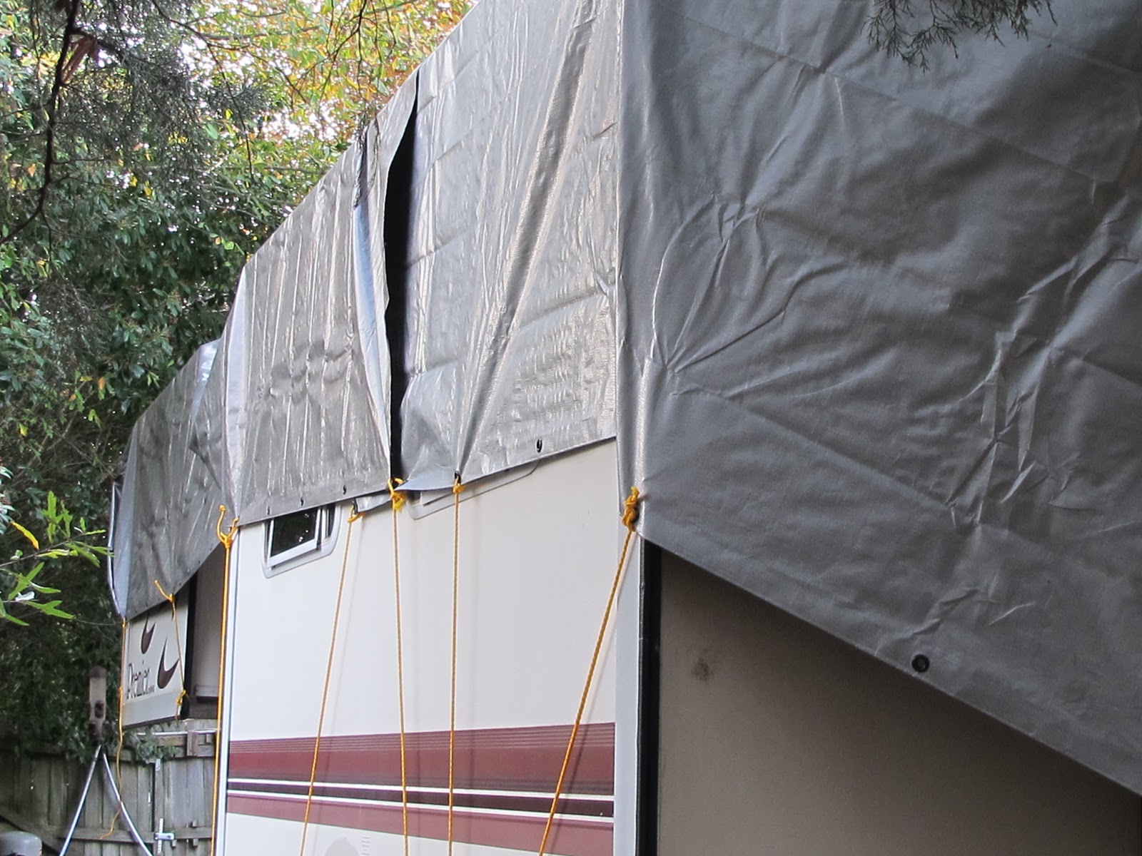 PrunePicker Install tarp.