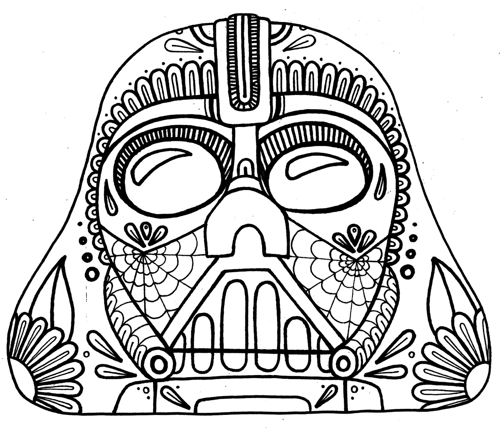 Vader Coloring Pages