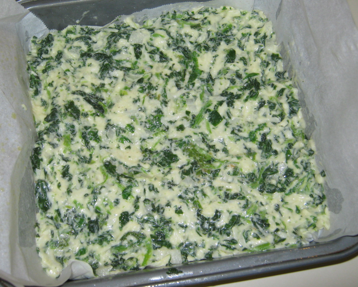 Step by Step in the kitchen Spinach Brownies Really!