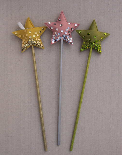 Benzie A fanfare of felt. Magic Star Wand DIY