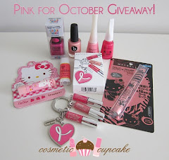 Cosmetic Cupcake's Pink for October Giveaway