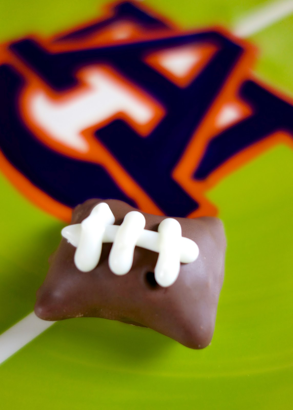 Chocolate Dipped Football Pretzel Bites {Football Friday} Plain Chicken