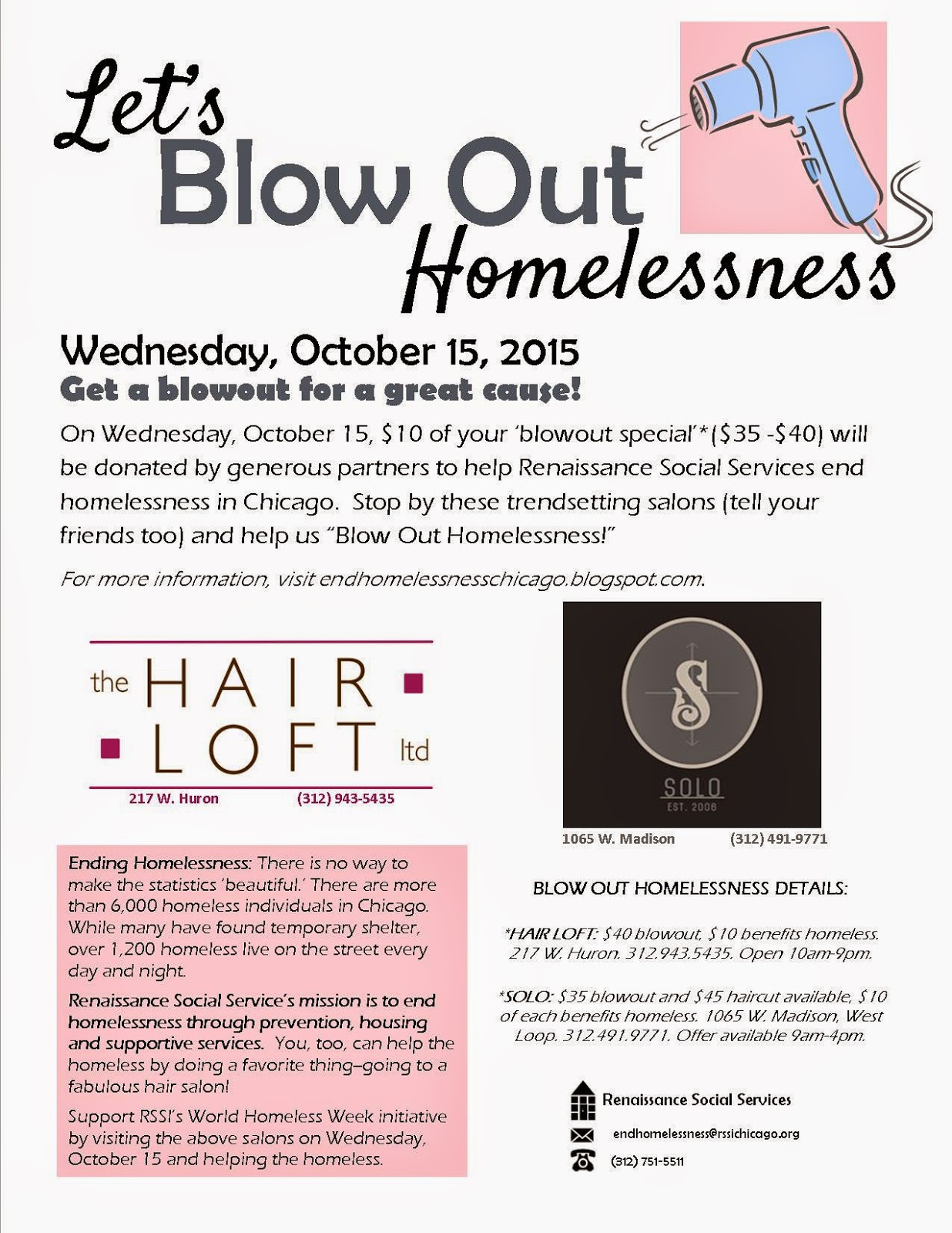 End Homelessness Chicago Wednesday October 15 Let S Blow