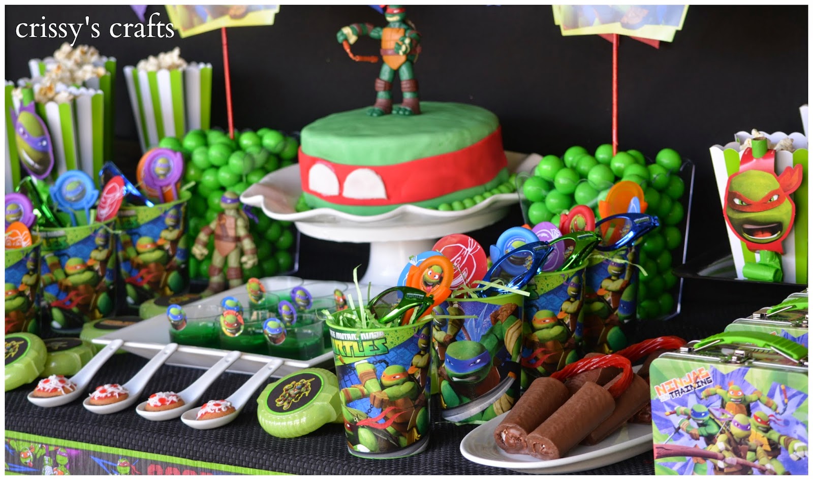 Crissy's Crafts Ninja Turtle Party