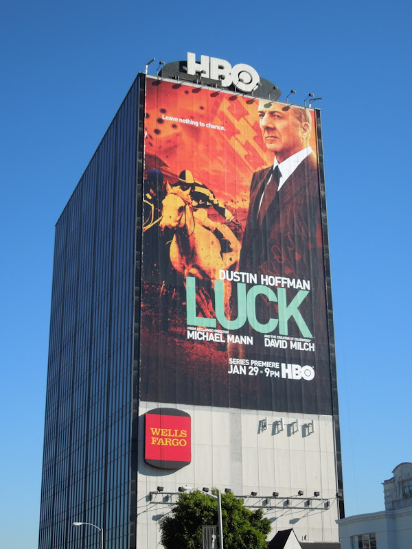 Giant LUCK TV billboard