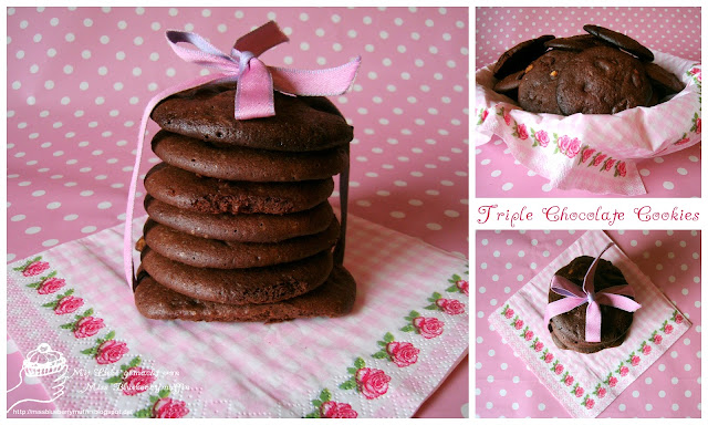 Triple Chocolate Cookies