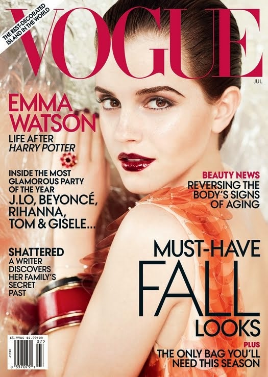 emma watson vogue us. emma watson vogue. house 2011