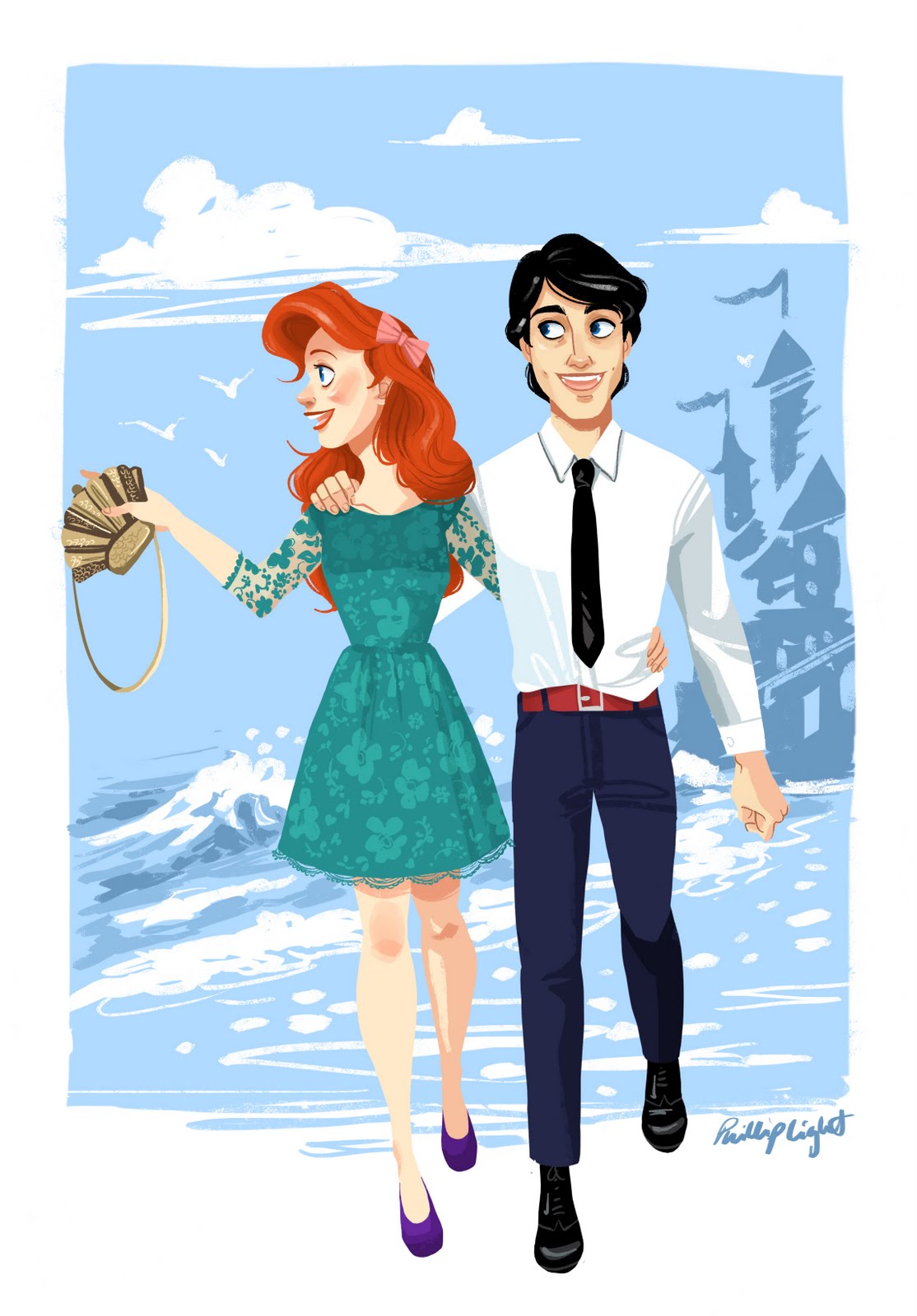 Ariel And Eric Coloring Pages Ariel And Eric Coloring Pages