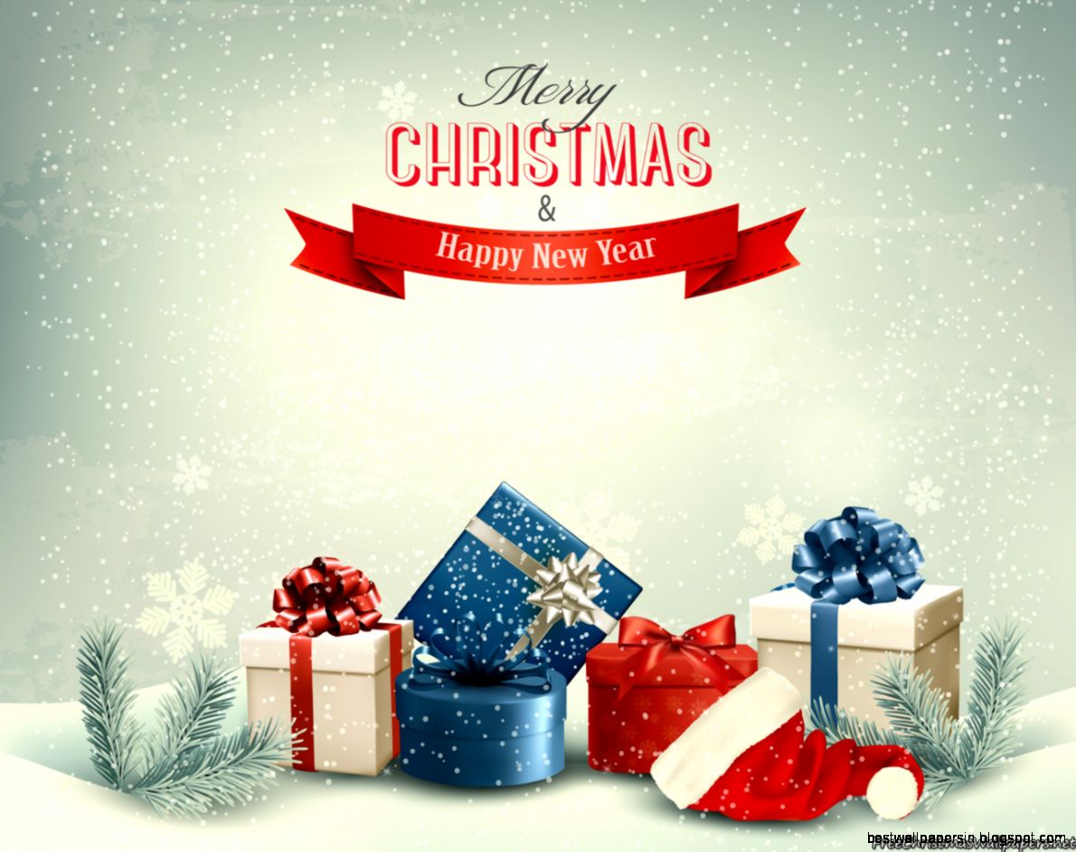 Merry Christmas and Happy New Year Presents Wallpaper Merry Christmas and Happy New Year Presents Wallpaper