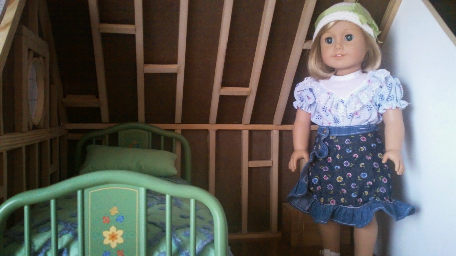 american girl kit bed
