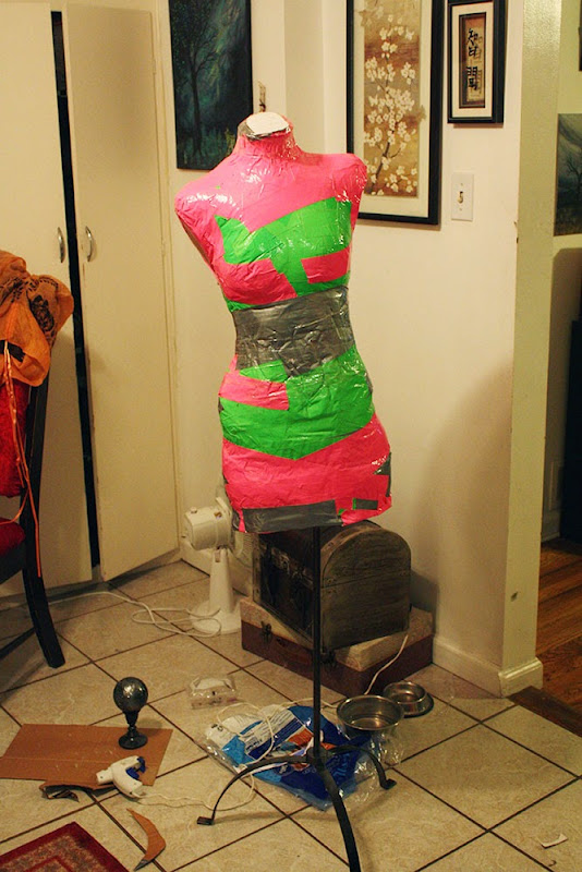 Rachael Caringella Talk2TheTrees Make Your Own Dress Form with Duct