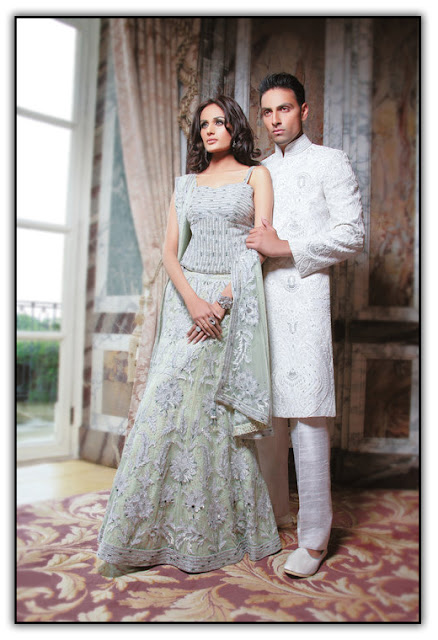 Latest Bridal Groom Dresses Collection 2013