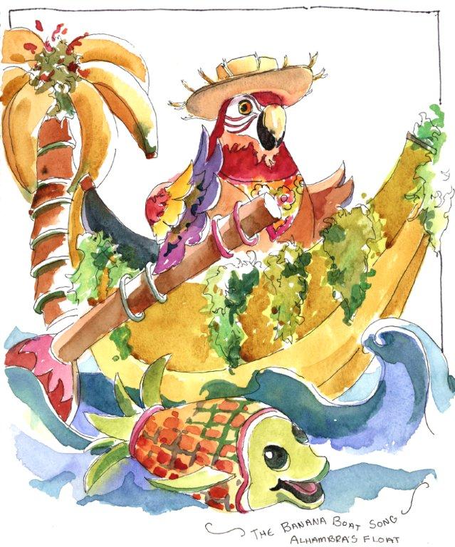 banana boat song animation brenda swenson more rose parade sketches banana boat song animation brenda swenson more rose parade sketches