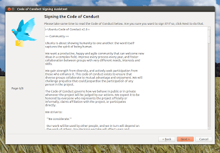 Ubuntu Code of Conduct Signing Assistant