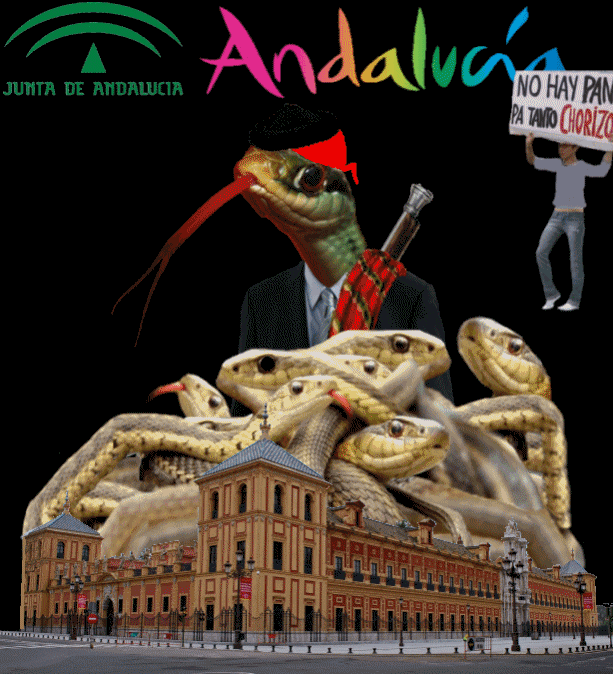 El Palacio de San Telmo, sede de la Junta Socialista de Andalucía es el nido de corrupción donde se perpetran los fondos de reptiles