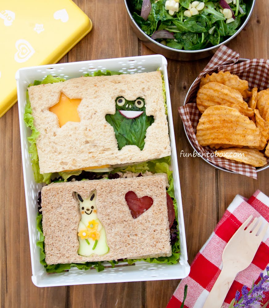 Cute Animal Sandwich Bento
