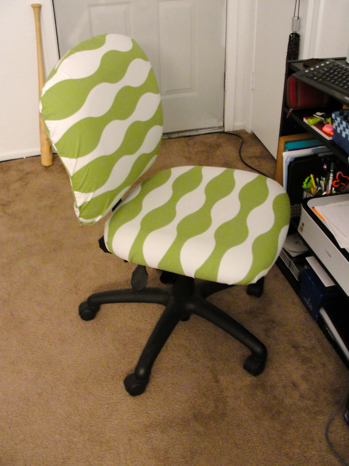 Love Endures All Things Ugly chair turned...less ugly