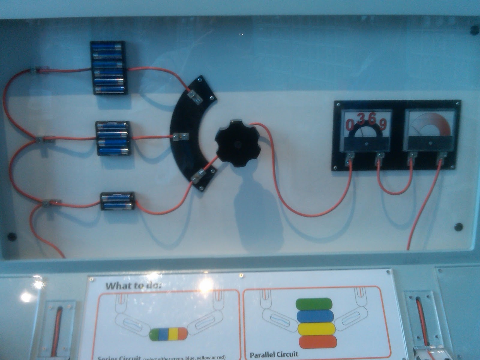 EE Proto Voltmeter wiring error at the Museum of Science
