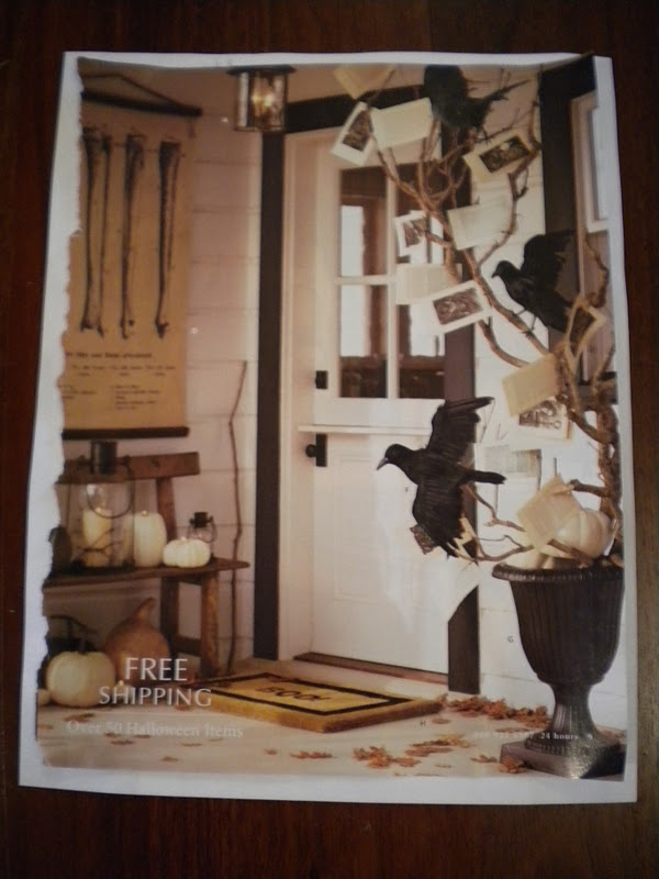 Sunshine On The Inside Knock Off Pottery Barn Halloween Display