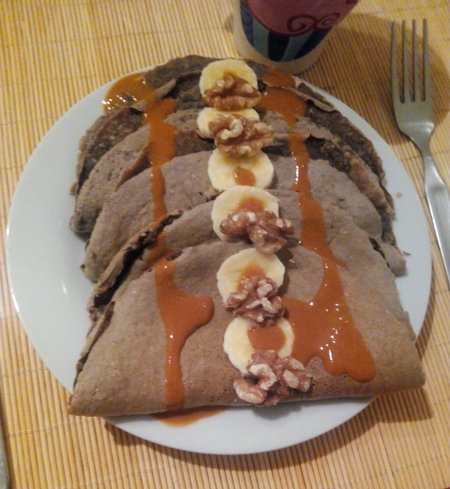 Recetas fit by Katy CRÊPES DE AVENA Y ALGARROBA