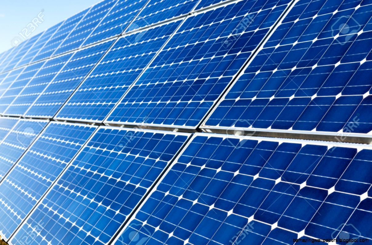 Blue Solar Panels Technological Background Stock Photo Picture Blue Solar Panels Technological Background Stock Photo Picture