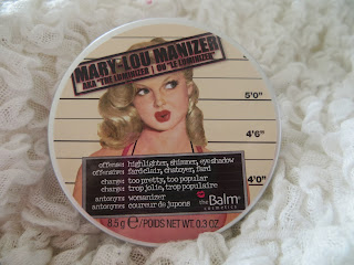 Review, Mary, Lou, Manizer, highlighter, Blusher, Whispersfromangels, Shimmer, Pretty, Blogger, Eyeshadow, theBalm, Balm