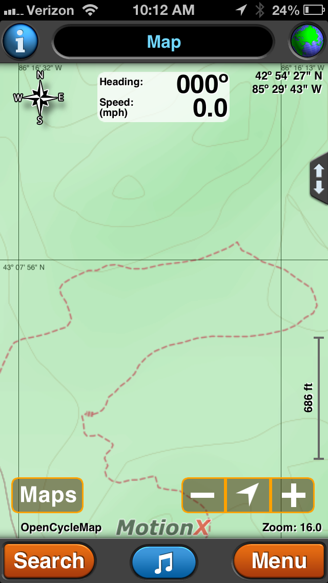 iPhone Chartplotter Review MotionXGPS