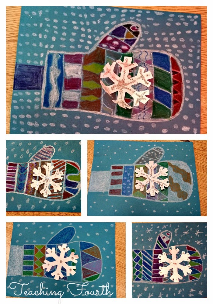 Teaching Fourth: Mitten Art
