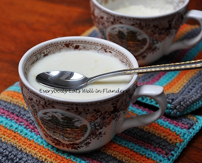 steamed milk custard