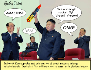 North Korean Long Range Rocket Kills Capitalist Fish; King Jong Un Says "We Meant to Do That!"