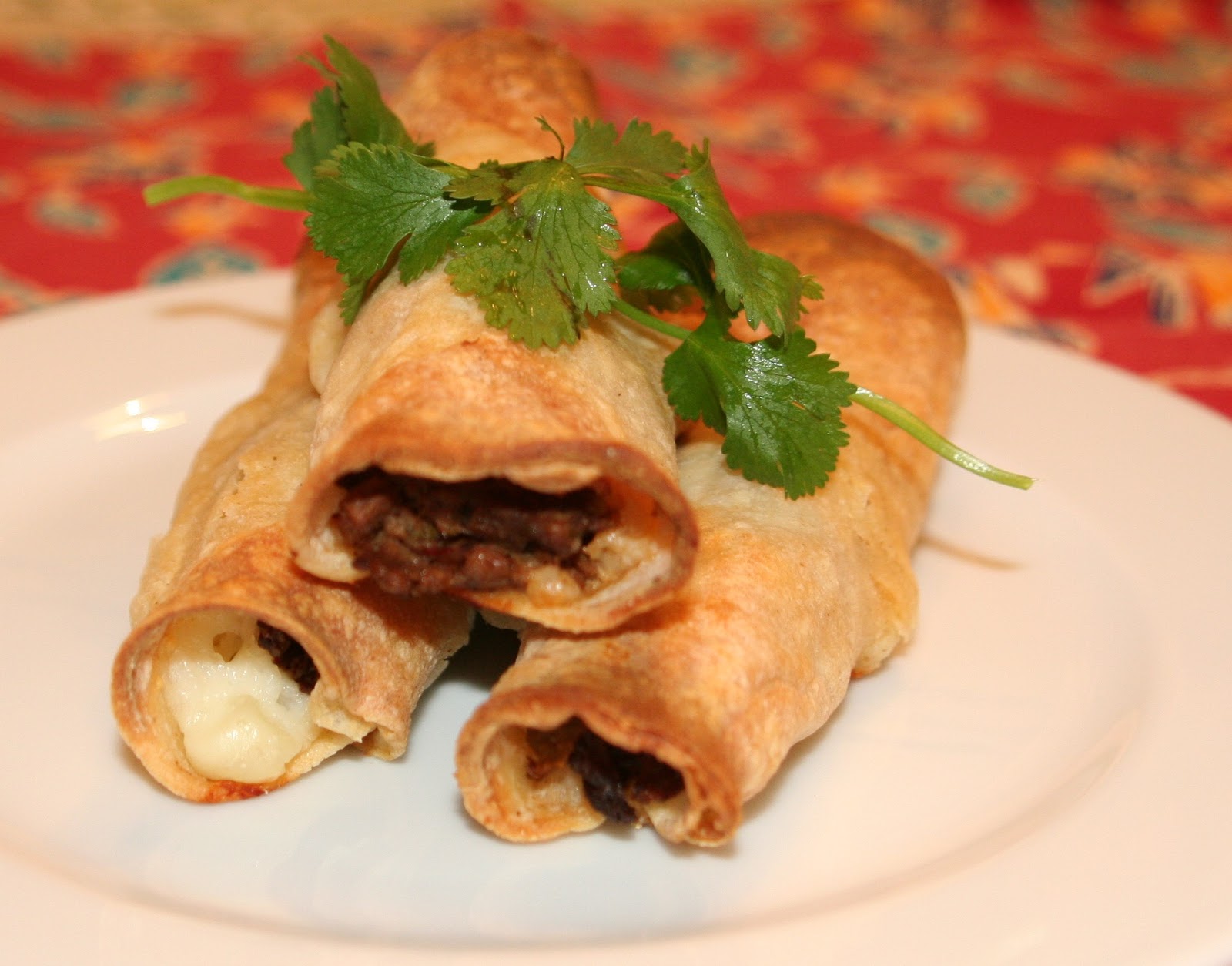 Cooking in Kirkland Shredded Beef Taquitos