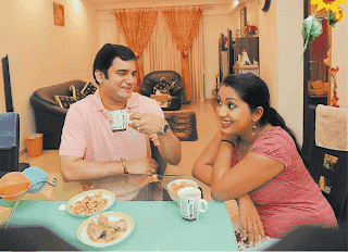 navya with husband mumbai