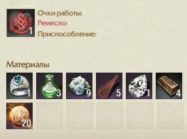 Крафт Эрноанское кольцо ArcheAge Крафт Эрноанское кольцо ArcheAge