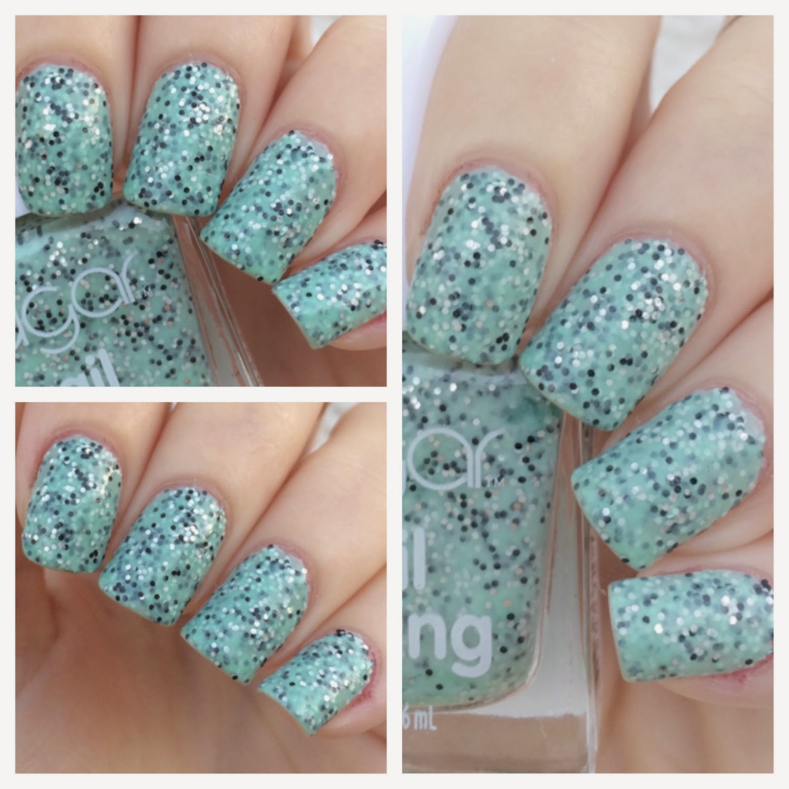 cat eyes & skinny jeans NOTD Sugar Nail Frosting Glitter Nail Polish