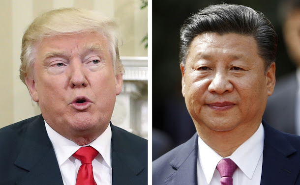 美媒報導,美國總統川普(左)與中國國家主席習近平可望於4月在佛羅里達州舉行首次會談。 美媒報導,美國總統川普(左)與中國國家主席習近平可望於4月在佛羅里達州舉行首次會談。