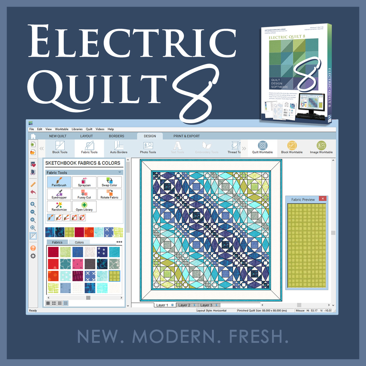electric quilt 8 claim your purchase