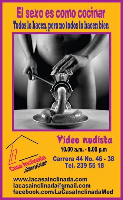 LA CASA INCLINADA. "Único vídeo Nudista" MEDELLIN