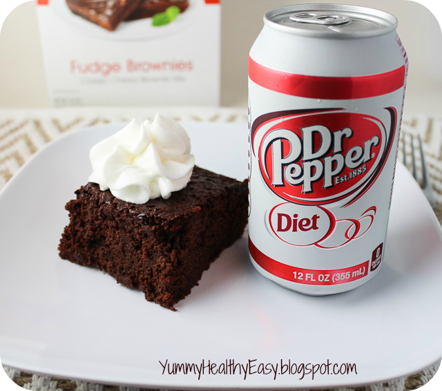 {Low Fat} Diet Dr. Pepper Brownies!!! Yummy Healthy Easy