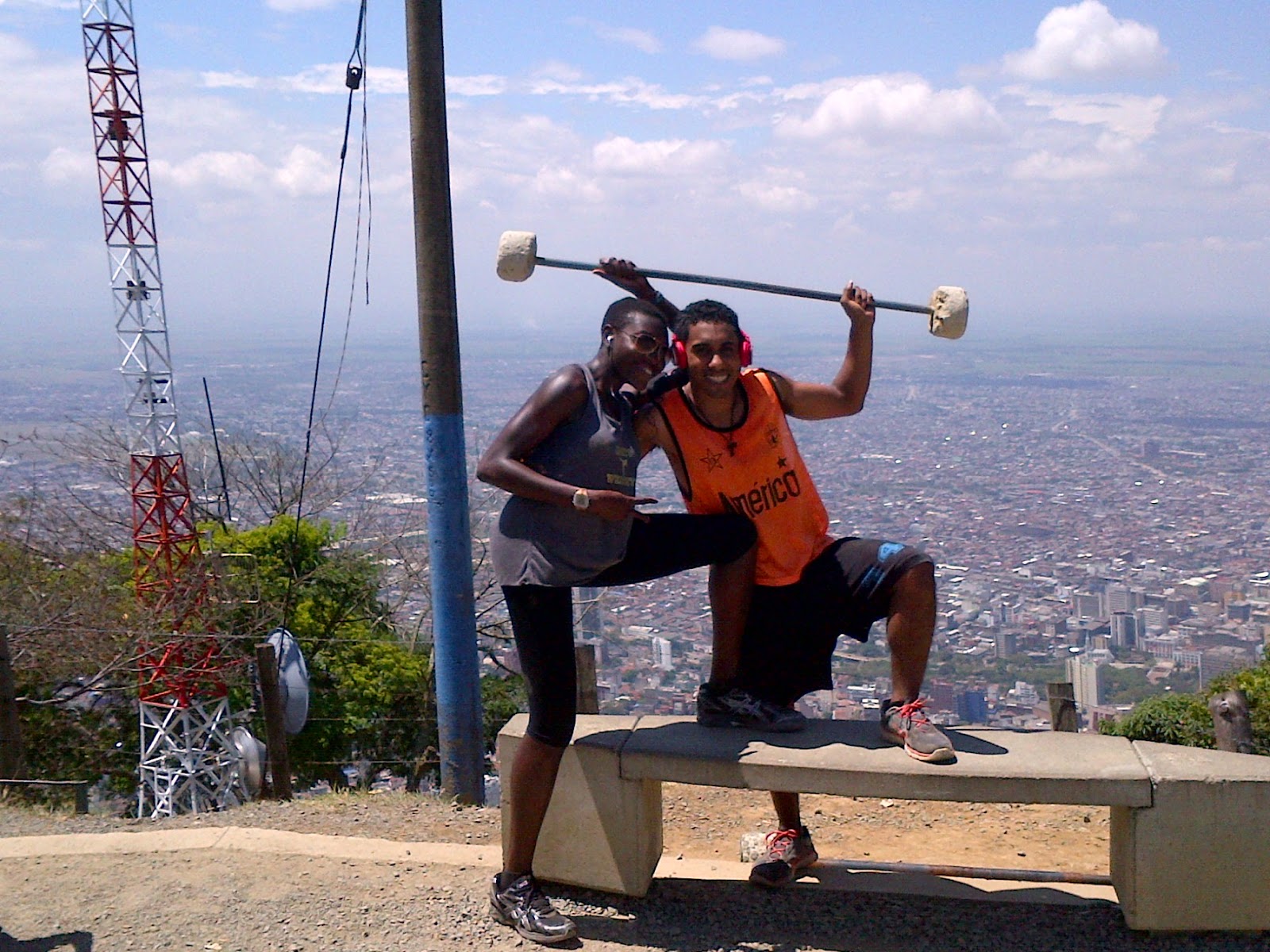 Eights and Weights Climbing the Cerro de las Tres Cruces and Santiago